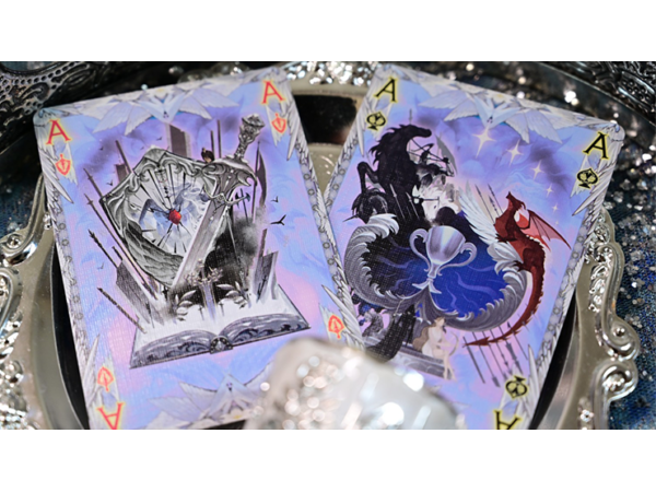 King Arthur V2 (Silver Fairyland) Playing Cards by KING STAR