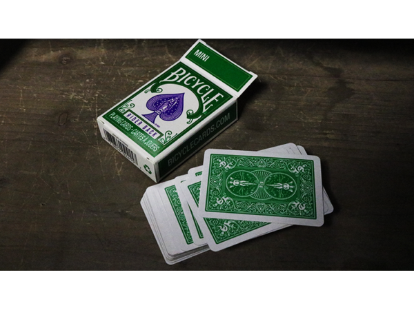 Mini Bicycle Cards (Green)