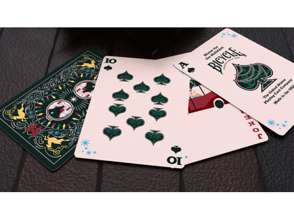 Bicycle Home for the Holidays Playing Cards by US Playing Cards