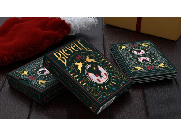 Bicycle Home for the Holidays Playing Cards by US Playing Cards