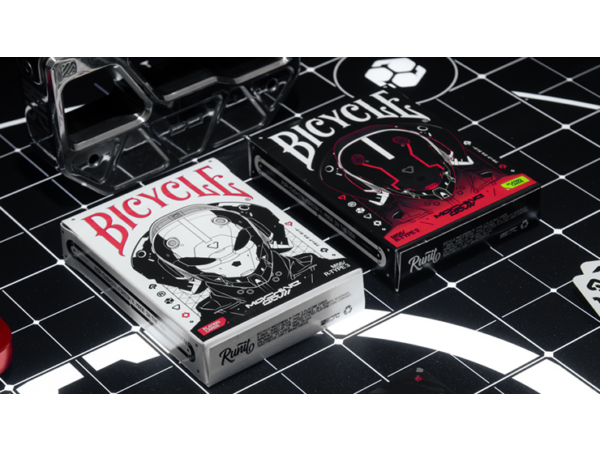 Bicycle Machine56 R-TYPE/3 White Playing Cards by RunIt Decks