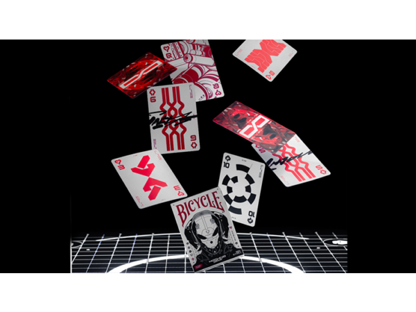 Bicycle Machine56 R-TYPE/3 White Playing Cards by RunIt Decks