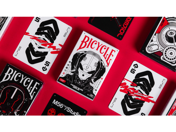 Bicycle Machine56 R-TYPE/3 White Playing Cards by RunIt Decks