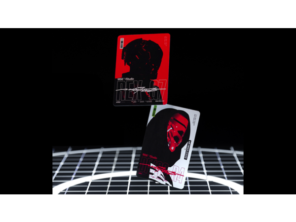 Bicycle Machine56 R-TYPE/2 Black Playing Cards by RunIt Decks