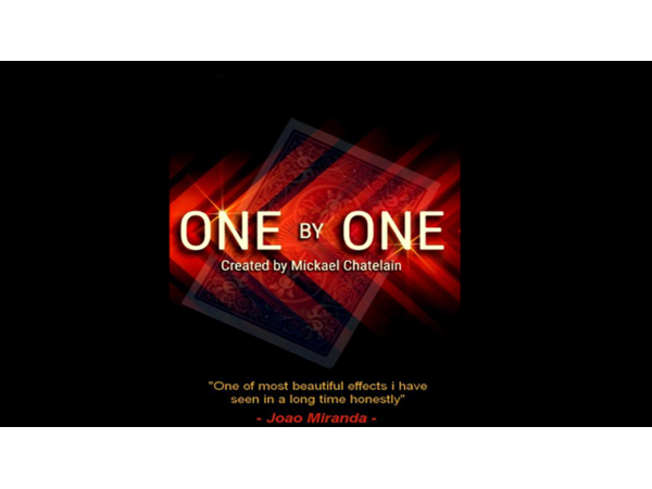 One by One (Red) by Mickaël Chatelain