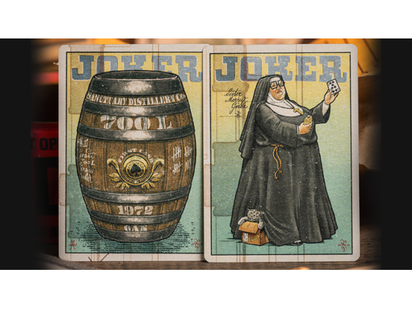 Odd Fellows (Sister Merry Gorda) Playing Cards by Stockholm 17