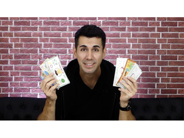 Instant Paper to Money Kid Version (Dollar) by Miguel Pizarro and Crazy Jokers