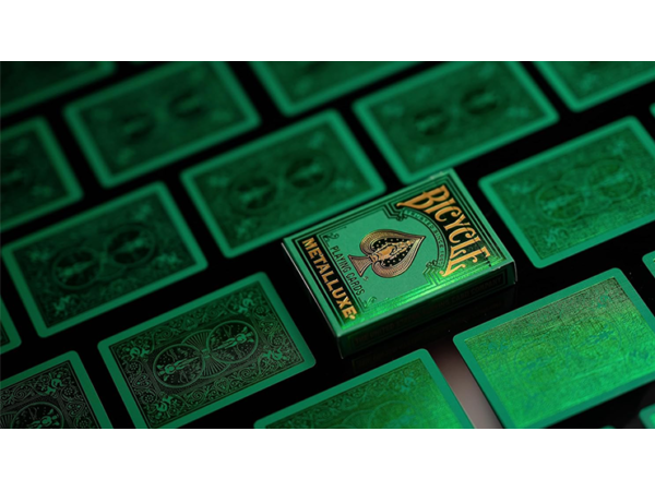 Bicycle Metalluxe Green Playing Cards by US Playing Card Co.