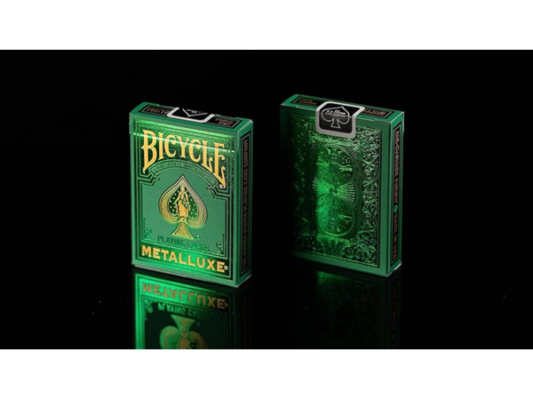 Bicycle Metalluxe Green Playing Cards by US Playing Card Co.