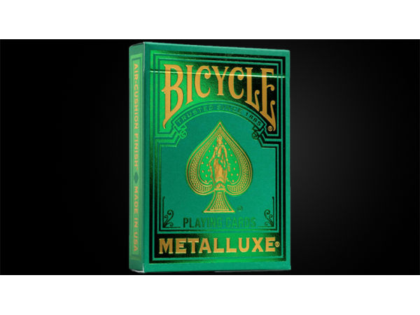 Bicycle Metalluxe Green Playing Cards by US Playing Card Co.