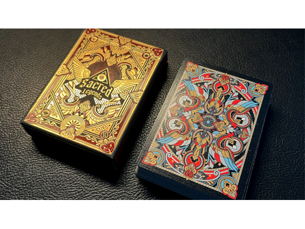 Sacred Legends Black Edition Playing Cards  by HypieLab
