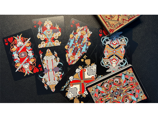 Sacred Legends Black Edition Playing Cards  by HypieLab