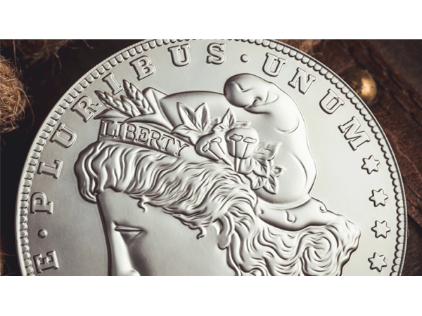 Bacon Jumbo Coin (Morgan) by Bacon Magic