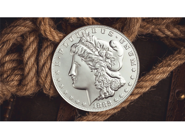 Bacon Jumbo Coin (Morgan) by Bacon Magic