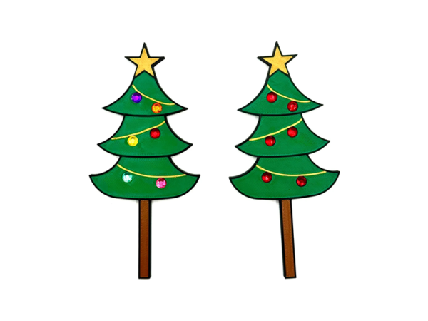 Christmas Tree Paddle Set by HP Creations & Ed Alonzo