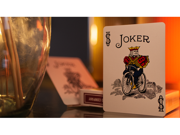 Bicycle Metallic Ruby Playing Cards