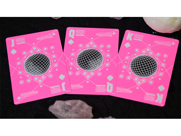 Moon (Pink) Playing Cards