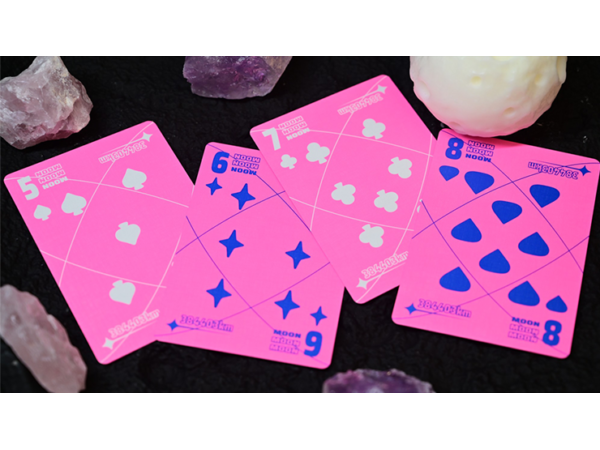Moon (Pink) Playing Cards