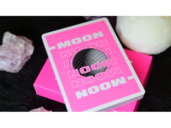 Moon (Pink) Playing Cards