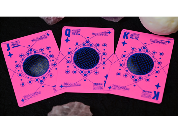 Moon (Pink) Playing Cards