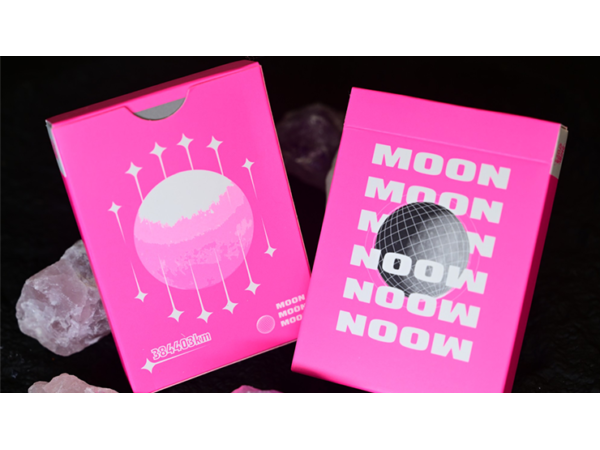 Moon (Pink) Playing Cards