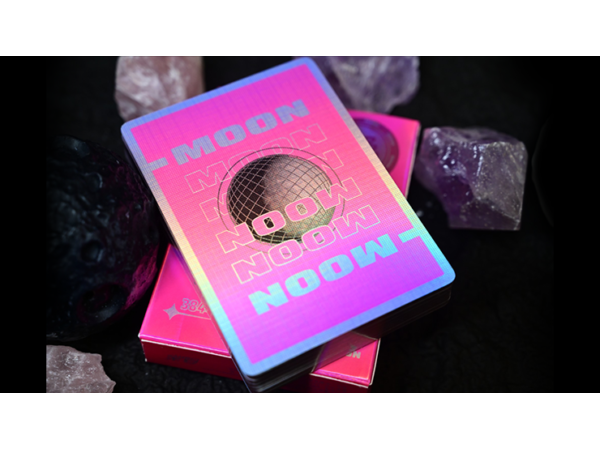 Moon (Pink Holo) Playing Cards