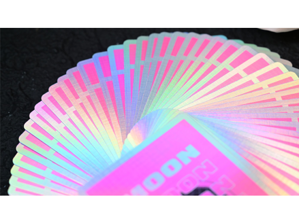 Moon (Pink Holo) Playing Cards