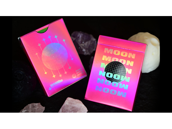 Moon (Pink Holo) Playing Cards