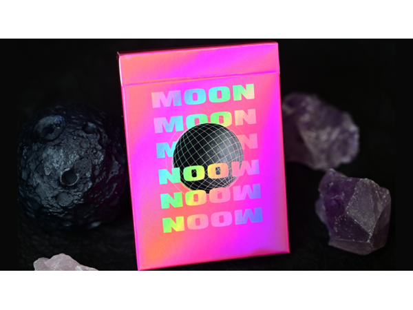 Moon (Pink Holo) Playing Cards