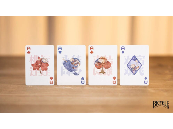 Bicycle Mascot (Tiger Sniffs the Rose) Playing Cards