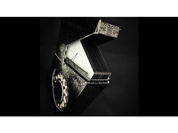 Black Metallic Foil Mortalis Machina Edition Playing Cards