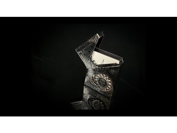 Black Metallic Foil Mortalis Machina Edition Playing Cards