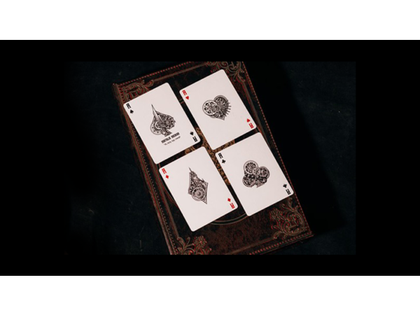 Black Metallic Foil Mortalis Machina Edition Playing Cards