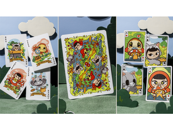 Bicycle Paper Royals Red Riding Hood Playing Cards by RunIt Decks