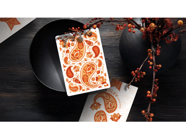 Paisley Ton sur Ton Poudre Orange workers Deck
