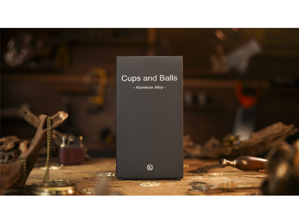 Aluminum Alloy Cups and Balls Set by TCC Magic