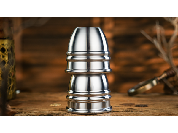 Aluminum Alloy Cups and Balls Matching Solid Cup by TCC Magic