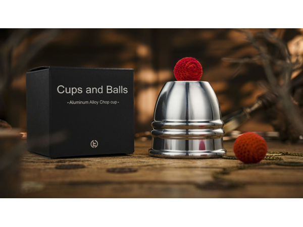 Aluminum Alloy Cups and Balls Matching Chop Cup by TCC Magic