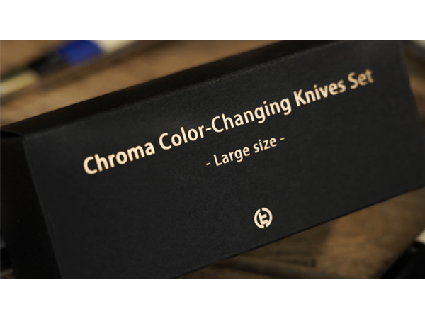 Chroma Color-Changing Knives Set (Large Size) by TCC Magic