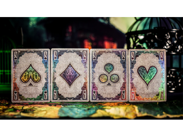 Keyhole Reflections on the Wall Playing Cards by Fashion TCC