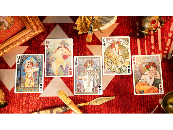 Mucha Standard Playing Cards by 52 MUSÉE