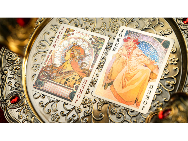 Mucha Standard Playing Cards by 52 MUSÉE