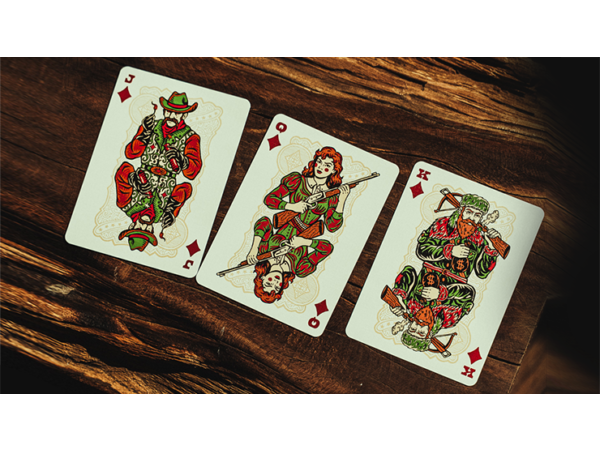 Gunslingers Poker (Red) Playing Cards