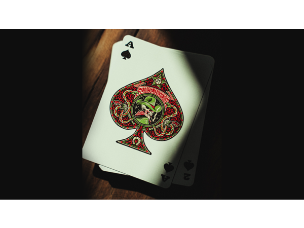 Gunslingers Poker (Red) Playing Cards