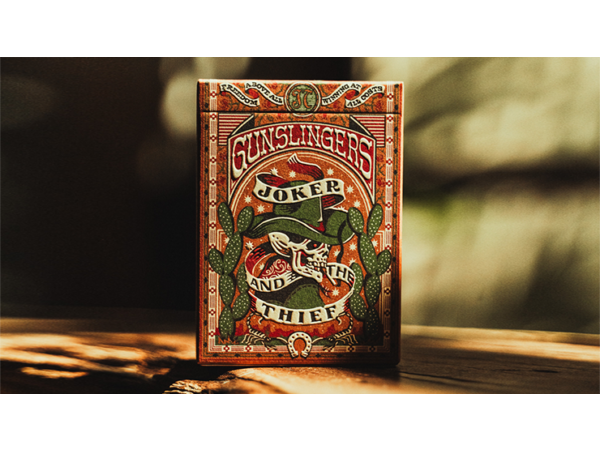 Gunslingers Poker (Red) Playing Cards