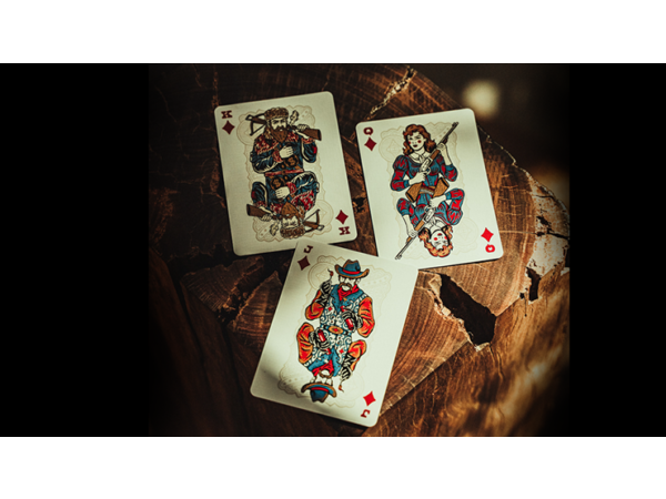 Gunslingers Poker (Blue) Playing Cards
