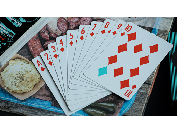 FRANKLIN BBQ RETRO BLACK PLAYING CARDS