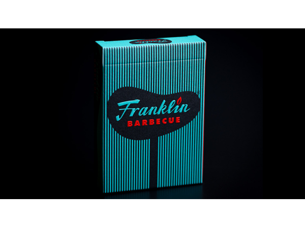 FRANKLIN BBQ RETRO BLACK PLAYING CARDS