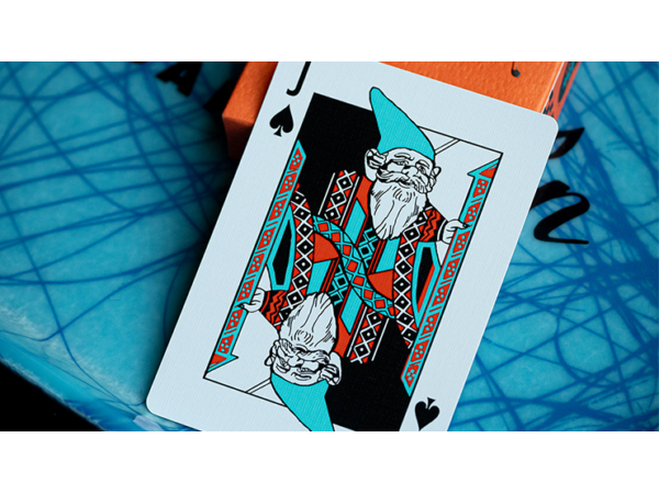 FRANKLIN BBQ CLASSIC ORANGE PLAYING CARDS