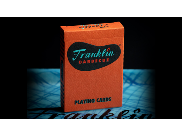 FRANKLIN BBQ CLASSIC ORANGE PLAYING CARDS